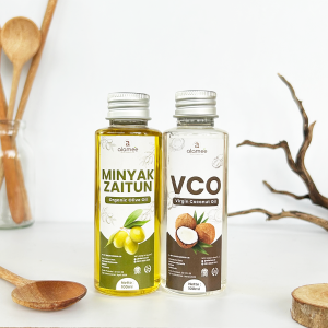 ALAMEE Virgin Coconut Oil Minyak Zaitun Kelapa Murni Extra VCO Dapat Di minum Di masak Organik 1L