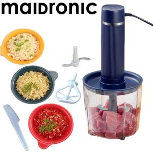 Aicook x Maidronic MD-890PRO Dual Blade 4 Bowl Electric Chopper Meat Grinder Food Blender Mixer Food Processor