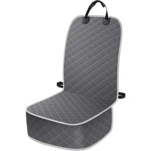 ปลอกเบาะหน้ารถยนต์ป้องกันสุนัขอย่างครบวงจร พร้อมฝาปิดด้านข้าง ปลอกที่นั่งกัปตันทนทานกันลื่นกันขีดข่วน สำหรับรถยนต์