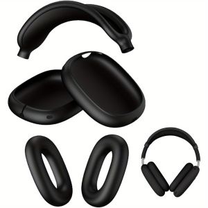 Silicone trường hợp bảo vệ cho AirPods max-chống trầy xước mồ hôi-bằng chứng Miếng đệm tai & Headband bao gồm AirPod Pro Bìa AirPod trường hợp bìa