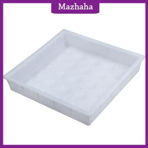 Mazhaha DIY Paving Brick Mould Shaped Walk Maker Reusable Concrete Path Maker Mold SteppingFor Lawn Patio Yard Garden