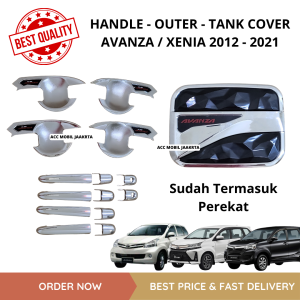 PAKET HANDLE OUTER TANK COVER CHROME MOBIL AVANZA XENIA 2012 - 2021