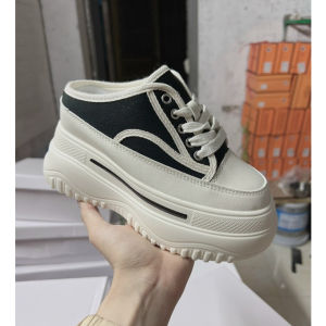 Sục thể thao đế cao 8cm siêu nhẹ QCCC| Giày thể thao hở gót tăng chiều 7p