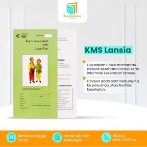 KMS Lansia | Kartu Menuju Sehat (KMS) Usia Lanjut | 1 Lembar