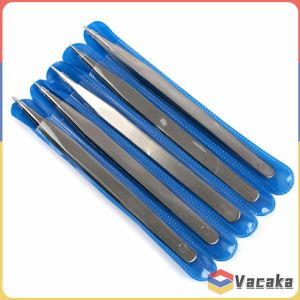 Vacaka Stainless Steel Industrial Anti-static Tweezers watchmaker Repair Tools