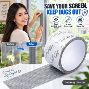 Window Patch Screen Repair Tape Self-Adhesive Mesh Fix Quick Repair For Doors Windows Mosquito-Proof Screen Repair Tape