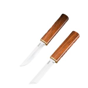 Seastina  Bộ dao thép không gỉ hai lưỡi để cắm trại ngoài trời cắt trái cây và mở gói-sắc nét và bền