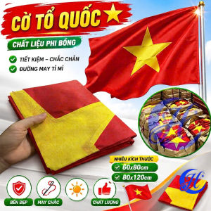 Lá cờ đỏ sao vàng tổ quốc VN (80x120)cm / (60x80)cm - 1 lá