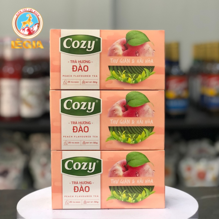 Trà Túi Lọc Cozy Hương Đào 50G
