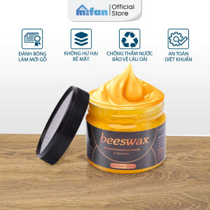 Sáp Ong Đánh Bóng Đồ Gỗ Sàn Gỗ Mifan Beeswax 80gr - Làm mới Phục hồi màu gỗ vết xước bàn ghế tủ cửa gỗ