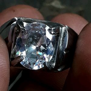 batu cincin diamond putih amerika zirkonia
