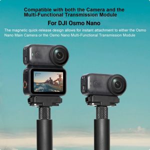Magnetic Adapter for DJI Nano Action Thumb Camera with Foldable Quick-Release Accessories Compatible with Various Mounting Bases
