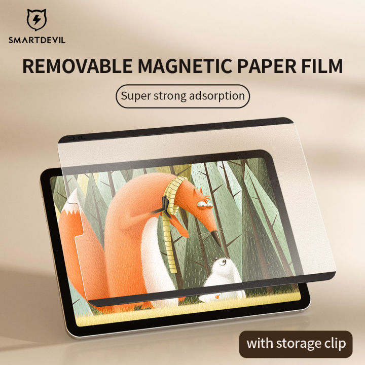 SmartDevil Paper-like Film Detachable for iPad Pro 11 inch 2024 2022  2021 2020 2018 iPad 10th Gen iPad Air Air /Air Mini mini 