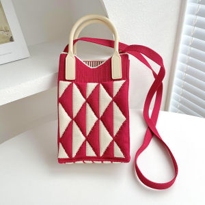 Tas rajut knitted bag korea hampers bag natal imlek lebaran goodie bag sourvenir