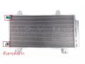 แผงแอร์ คอยล์ร้อน Honda Jazz 2014 (GK) รุ่นหัวสายตั้งฉาก ฮอนด้า แจ๊ส คอนเดนเซอร์ รังผึ้งแอร์. 