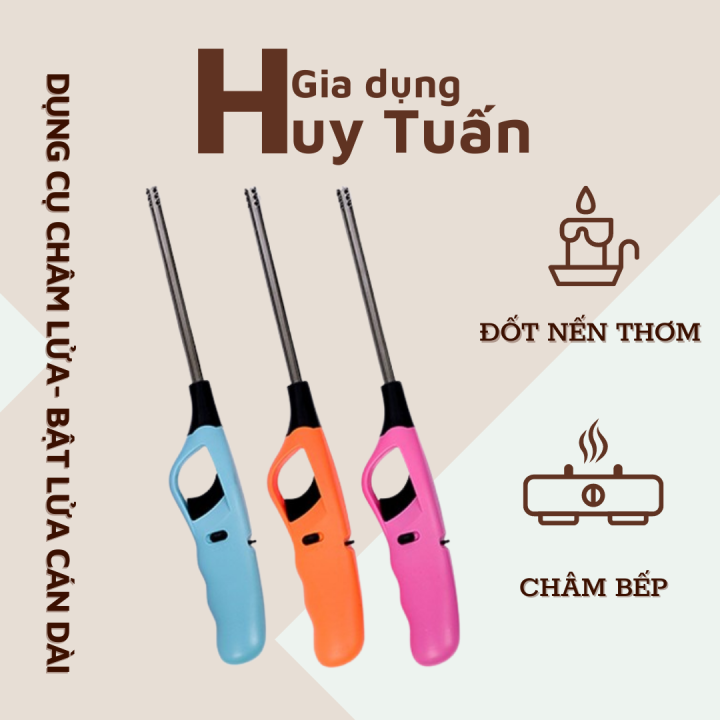 Dụng cụ châm lửa bếp gas, bếp cồn, nến thơm, (Quẹt) Cây mồi lửa bếp lẩu ...