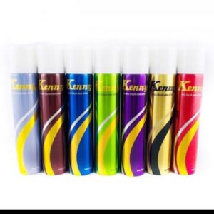 Hair spray berwarna kenny