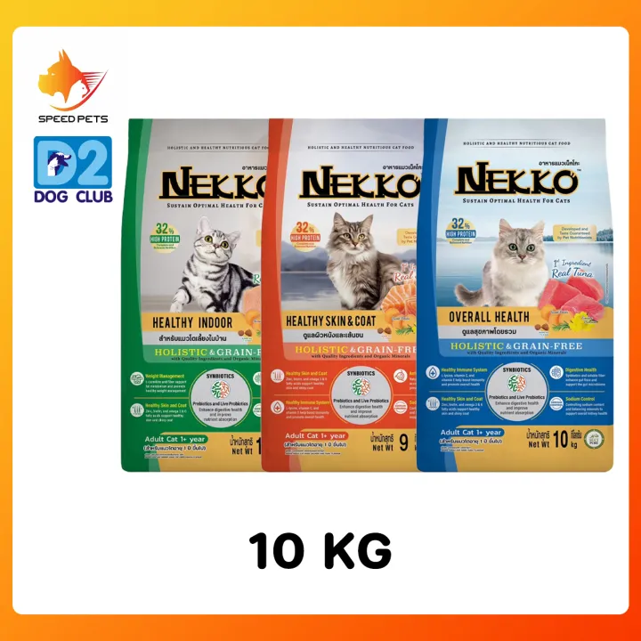 Nekko Holistic & Grain-Free อาหารเม็ดแมวเกรดโฮลิสติก