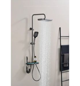 SEN CÂY TẮM ĐỨNG 2 ĐƯỜNG NƯỚC NÓNG LẠNH NÚT PHÍM ĐÀN CÓ ĐÈN LED HIỂN THỊ NHIỆT ĐỘ