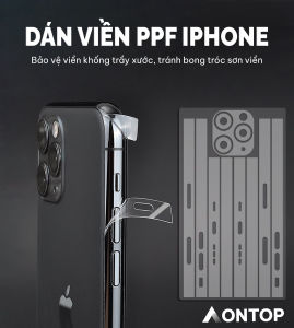 Miếng Dán Viền PPF Cho iPhone Chống Trầy Xước Viền Máy Chống Bẩn iPhone X Xr Xs Max 11 12 13 14 15 Pro Max 16 Plus 16 Series