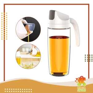 Botol Minyak Goreng Tutup Otomatis Wadah Isi Ulang Kecap Cuka Saos Jus Cooking Wine