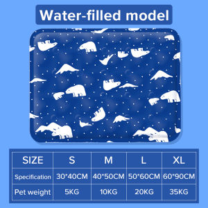 CHONG CHONG Pet Cooling Pad Mat With Gel Dog Cat Ice Cold Sleeping Mat Washable