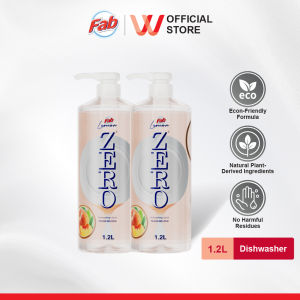 [TWIN PACK] Fab Dishwashing Liquid Peach Oolong 1.2L