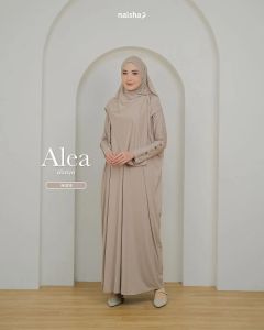 AGMARA OUTFIT Alea Abaya Model Batwing Set Hijab Bahan Jersey Premium