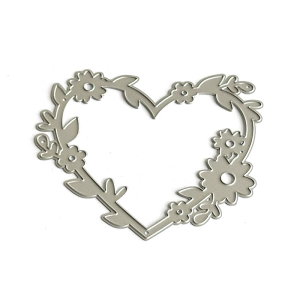 Flower Frame Cutting Dies Heart Shape Metal Die Cuts Embossing Templates Molds Cuts Stencils for Card Photo Decoration