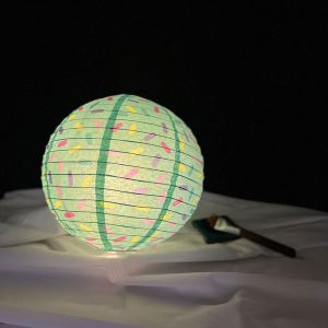 Lunara mid autumn festival lantern 中秋节灯笼diy Round Paper Lantern Chinese Lampshade Paper Lamp Holiday Supplies 30cm Hanging Lantern Ball Mid Autumn