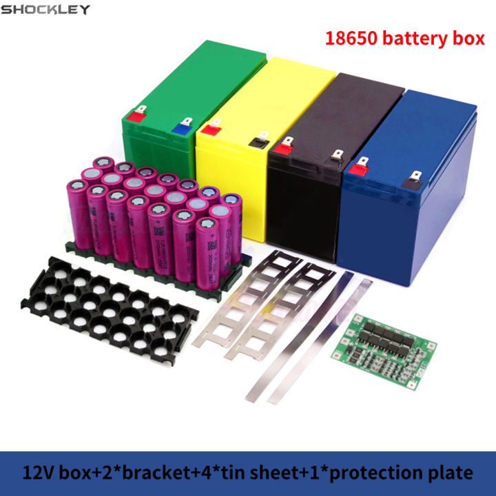Shockley【Ready to Ship】 Empty Box 12V Battery Pack Case 18650 Lead Acid