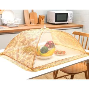 Foldable Kitchen Food Dish Table Cover Fly Leftover/Sarung Meja Hidangan Makanan Dapur Sisa Lalat /
