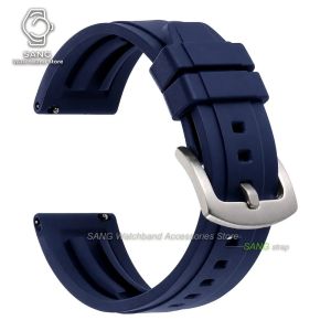 2026 18mm 20/22mm Universal Resin Silicone Watch Band Men Women Sport Waterproof Replacement Watch Strap Quick Release Watch Bracelet