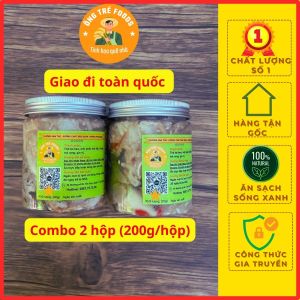 Combo 2 Hộp Tré Bình Định Chính Gốc (200g/Hộp) Tré Tai Heo Lá Ổi Đặc Sản Làng Nghề - Ông Tré Foods