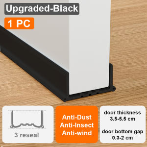 1M Door Bottom Seal Gap Stopper Strip Soundproof Windproof Woodself-adhesive Door Bottom Seal Strip