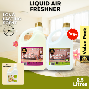 [Golden Panda] Liquid Air Freshener/Household Air Freshener/California Apple/Magical Lux/2.5Litres/ Fabric freshener