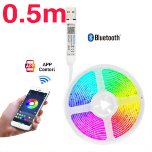 SUMY Bluetooth App Control DC 5V USB LED Strip Light RGB 0.5M 3M 5M TV Background Lighting Flexible LED Strip Support Bluetooth App Control