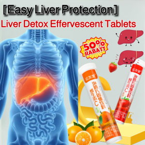 Liver Effervescent Tablets Strawberry Flavor Orange Flavor Easy Liver Detox Solid Drink Vitamin C