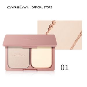 Carslan Cushion Hengli Pressed Powder Oil Control 24H Full Coverage Natural Face Makeup Beauty Cosmetics