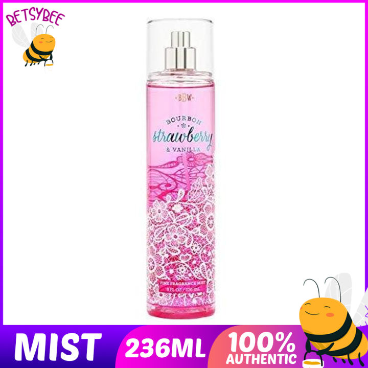 Bath and Body Works Bourbon Strawberry Vanilla Fine Fragrance
