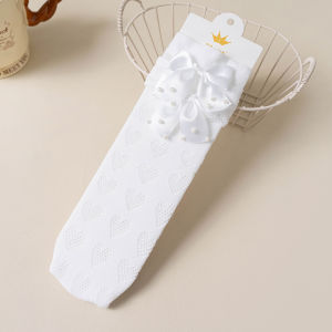 ถุงเท้าเด็กผู้หญิงตาข่ายบาง ถุงเท้าน่องอินเทรนด์ระบายอากาศได้ดีและดูดซับเหงื่อ LT316