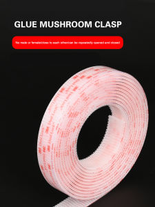 3M Tape Double Sided Adhesive Mushroom Transparent/black Fastener Tape Sewing Fabric Adhesive Fastener Tape Dual Dual-Sided