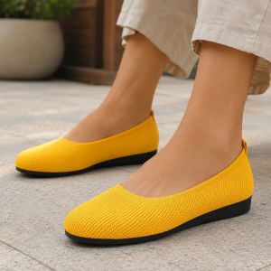 Free Shipping Shallow-Toe Womens Shoes Flat Non-Slip Wear-Resistant Slip-On Casual Flats 2026 Spring Collection Round-Toe Lightweight Womens Flats Lightweight Womens Flats.