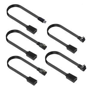 Flat Type C To Microed USB Converter Cord For Narrow Space Supports 10W Fast Charging Multiple Devices Compatibility