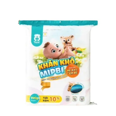 Khăn vải khô đa năng cao cấp Mipbi 900g