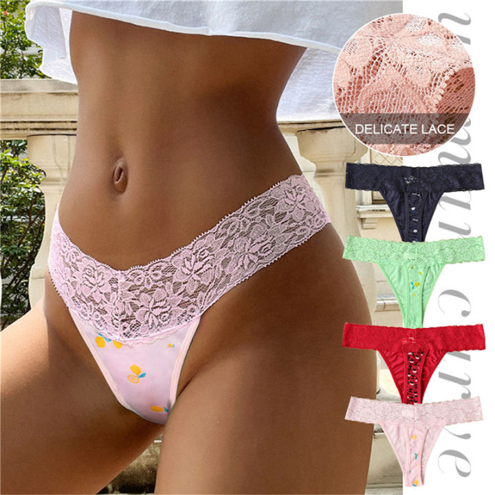 Fashion Lace Sexy Underwear Women's Panties Low Waist String