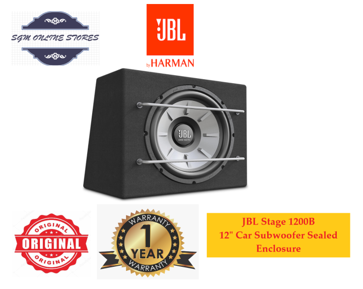 JBL Stage 1200B 12inch Car Audio Subwoofer Sealed Enclosure Lazada