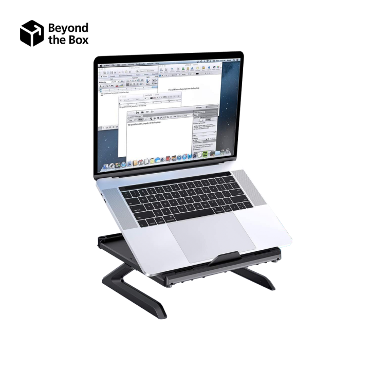 Mono Dsign Foldable Laptop Stand Black Lazada PH