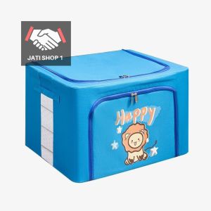 Storage Box 66L Multifungsi / Tempat Penyimpanan Baju Selimut PREMIUM / Bisa di Tumpuk - Youful - Kotak Serbaguna dengan Kapasitas 66 Liter - Anti Debu dan Rapi - 2 Pintu (Ready)