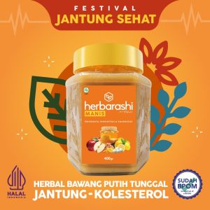 HERBARASHI Herbal Madu Murni Manis Bawang Putih 400ml